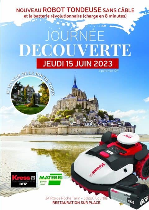 Affiche journée découverte Kress à La Roche Torin le 15 juin 2023